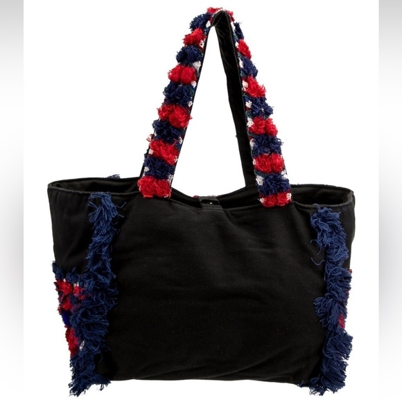 Antik Batik Tote large women’s black boho oversized tote - Picture 4 of 6